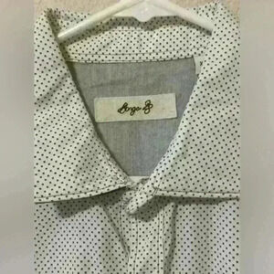 Borgo28 accent stitching long sleeve button down XXL